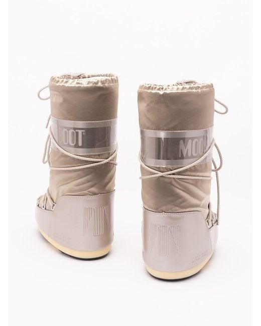 Moon Boot Natural 'Icon Glance' Boots