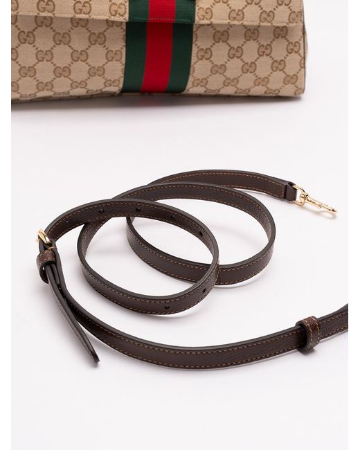 Gucci White Horsebit Web' Handbag