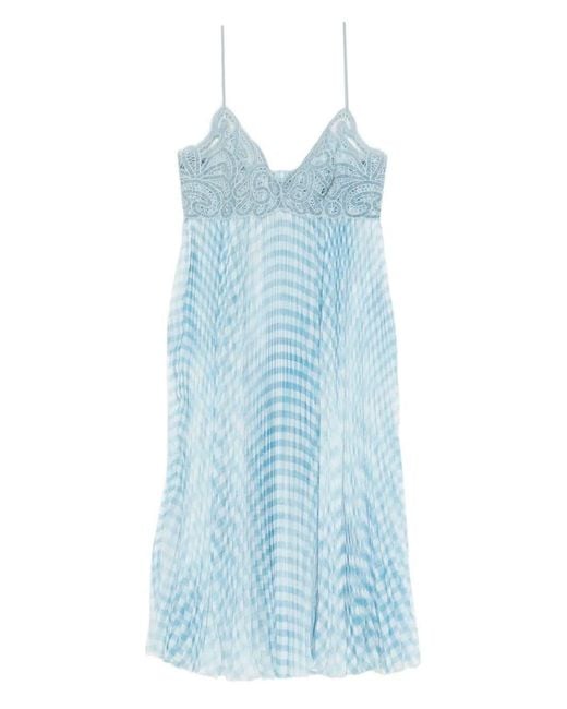 Ermanno Scervino Women's Blue Dress With Embroidery - www.desnorhaar.be