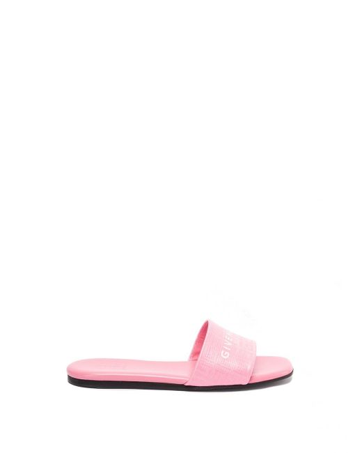 Givenchy Pink `4g` Sandals