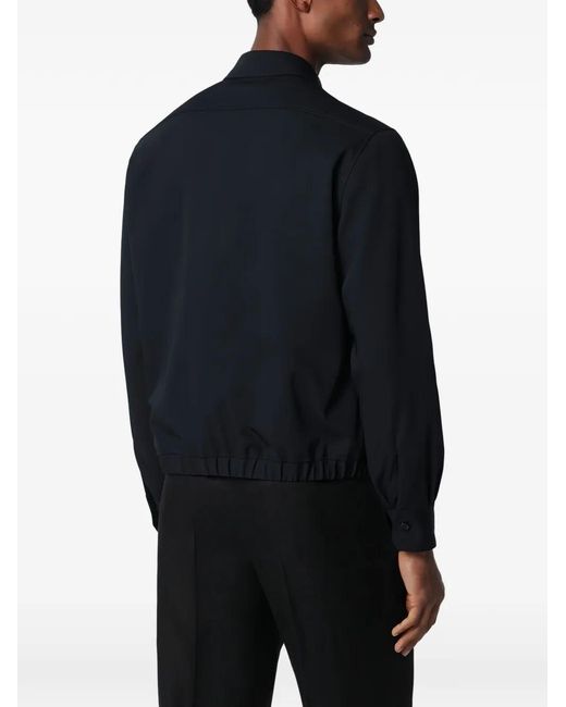 Lardini Blue Shirt Jacket for men