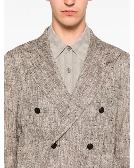 Tagliatore Gray 'Vesuvio' Jacket for men