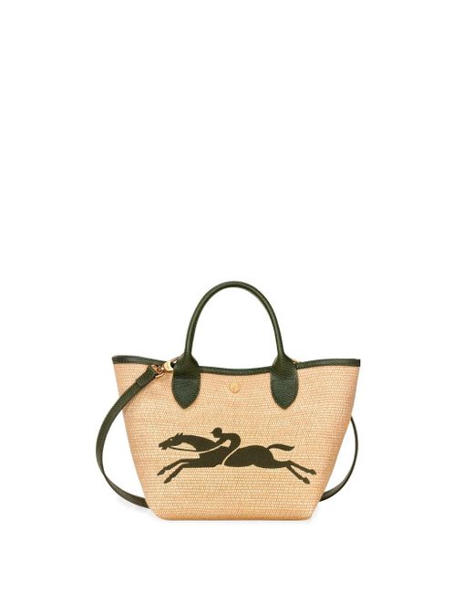 Longchamp Natural `le Panier Pliage` Small Handbag
