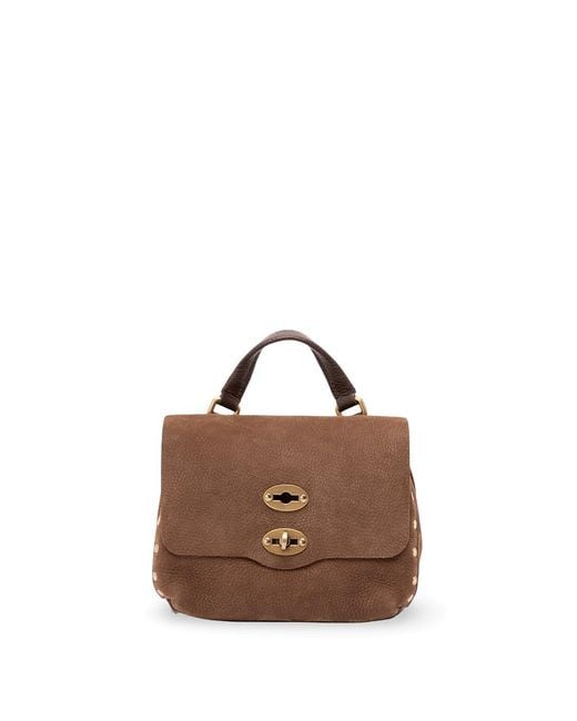 Zanellato Brown Baby 'Postina Jones' Shoulder Bag