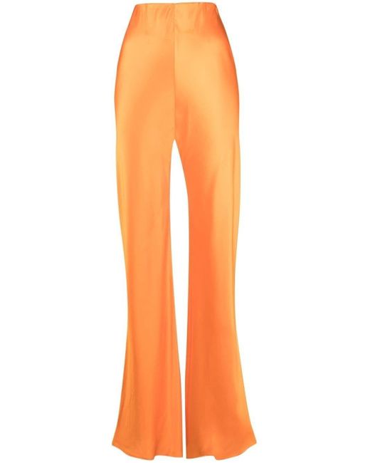 Cult Gaia Stacie High Waist Trousers In Orange Lyst 