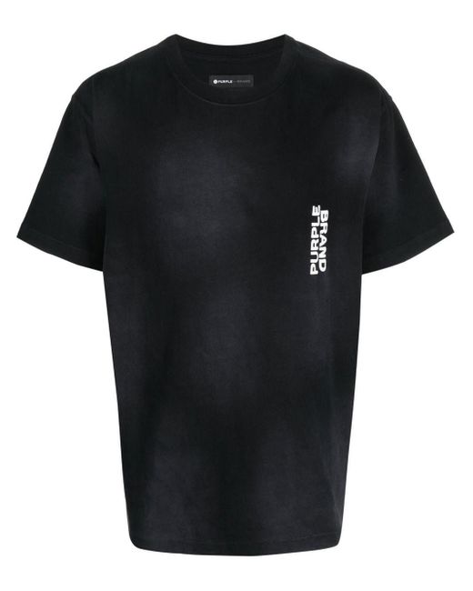 Purple Brand `p117 Rbis` Oversized T-shirt in Black for Men | Lyst