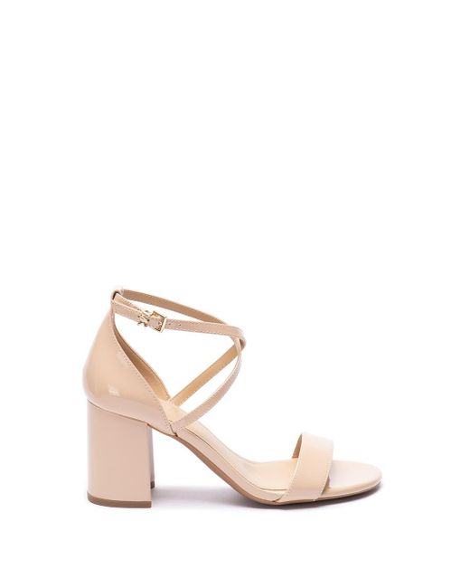 Michael Kors Pink `Sophie` Mid-Heel Sandals