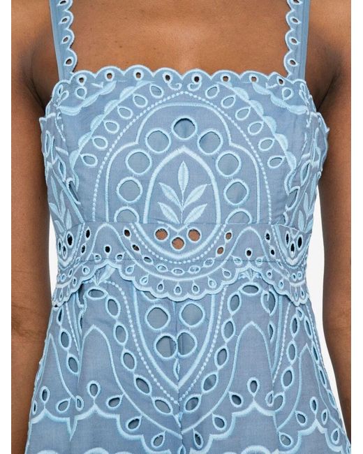 Charo Ruiz Blue 'Glimmer' Long Dress
