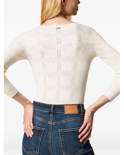 Twinset White Sweater