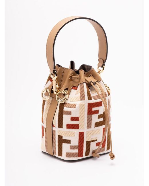 Fendi White 'Mon Tresor' Bag