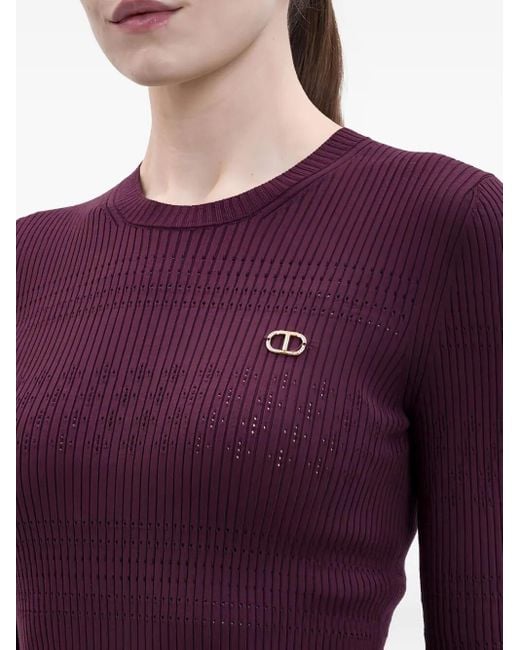 Twinset Purple Sweater