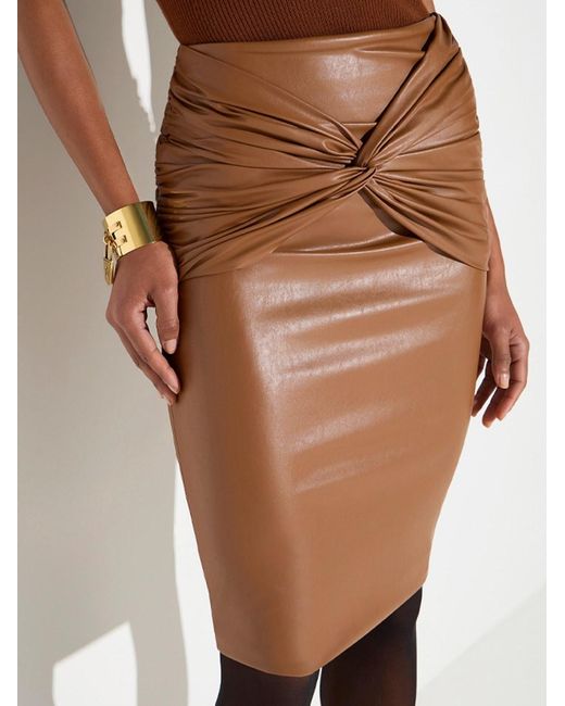 Elisabetta Franchi Brown Skirt