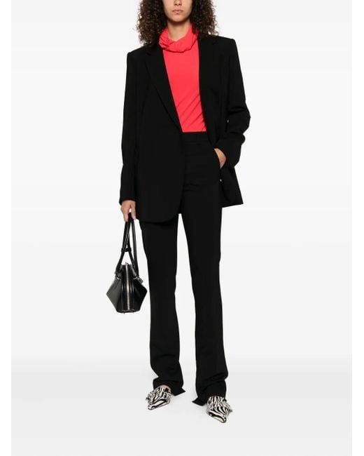 Sportmax Black Cigarette Pants