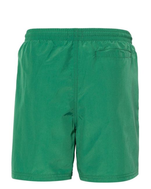 Pantaloncini Da Bagno Con Toppa Con Logo di KENZO in Green da Uomo