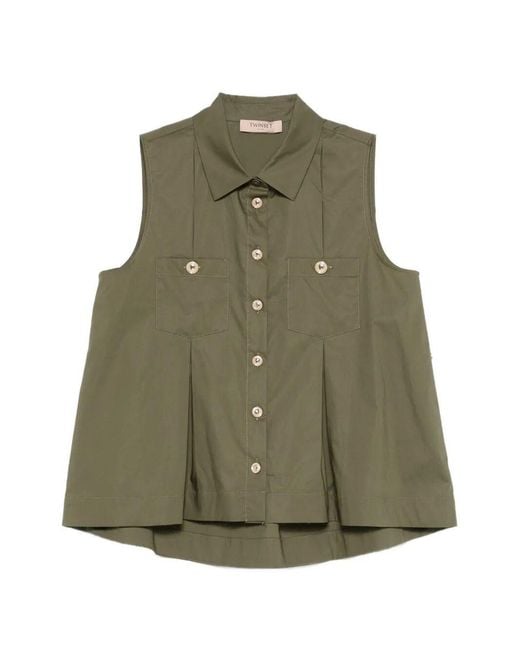 Twinset Green Shirt