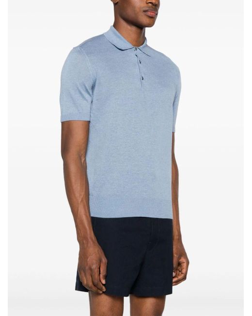Drumohr Blue Polo Shirt for men