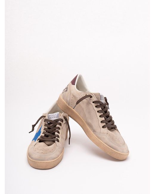 Golden Goose Deluxe Brand Natural 'Ball Star' Sneakers for men