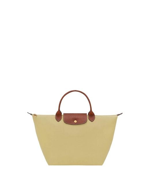 Longchamp Natural 'Le Pliage Original' Medium Handbag