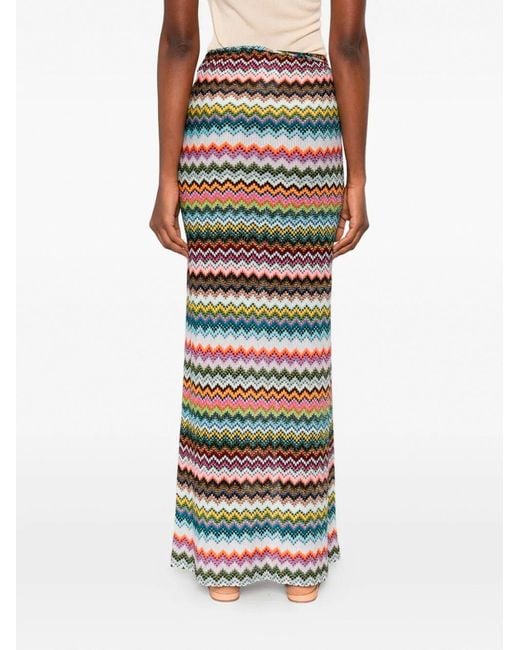 Missoni White Long Skirt