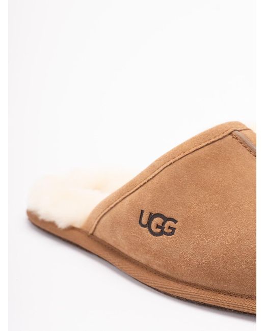 'Scuff' Slippers di Ugg in White da Uomo