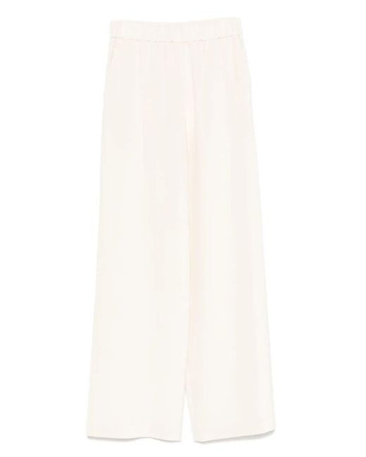 Max Mara White Classic Trousers "Bonn"