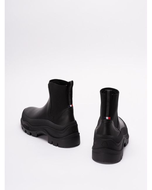 Moncler `larue` Chelsea Boots in Black for Men | Lyst