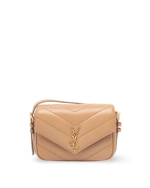 Saint Laurent Natural 'Loulou' Large Bag