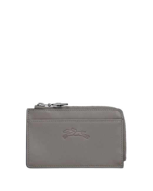 Longchamp Gray 'Le Pliage Xtra' Card Holder