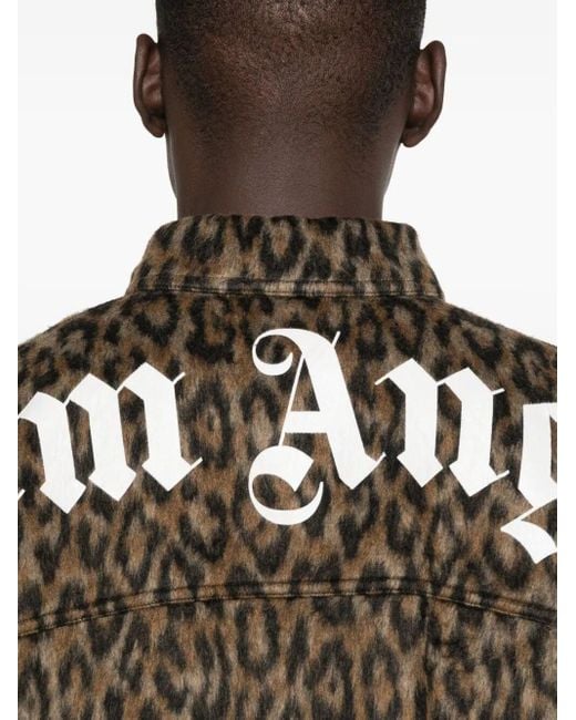 Palm Angels Brown "Sst Tt" Jacket for men