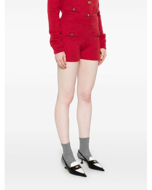 Twinset Red Shorts