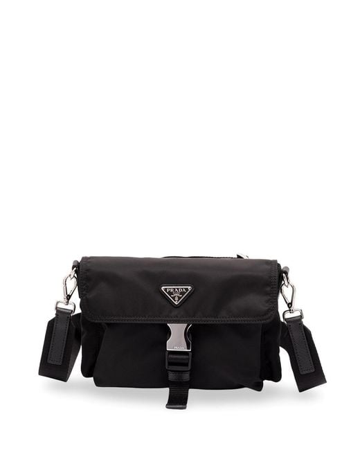 Prada Black Re-Nylon Crossbody for men