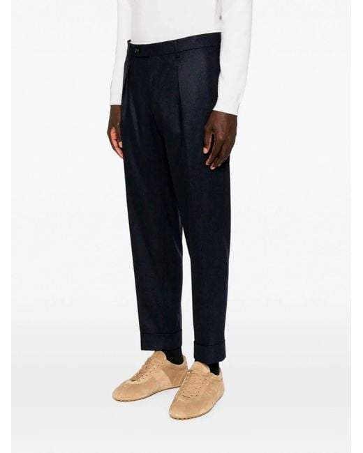 Berwich Blue Pants for men