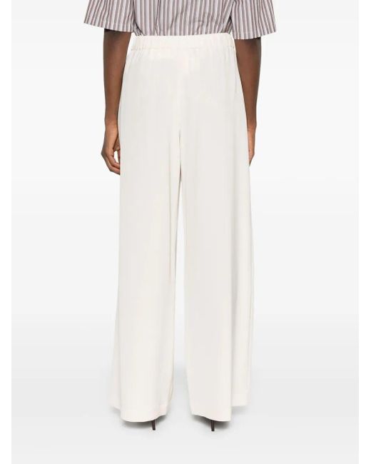 Max Mara White Classic Trousers "Bonn"