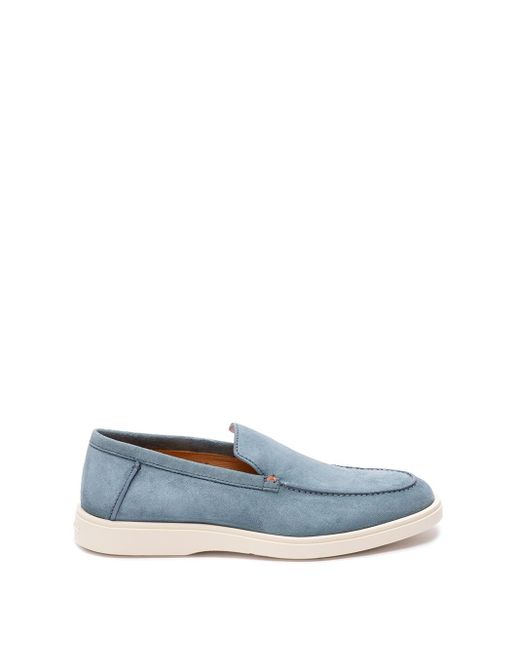 Santoni Blue `Botanist` Loafers for men