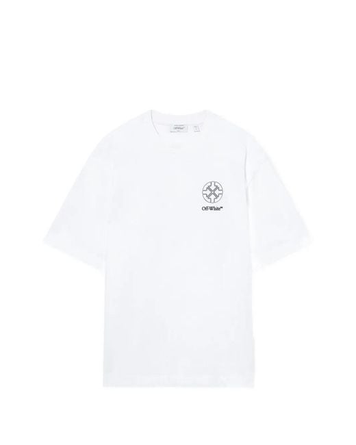 Off-White c/o Virgil Abloh White 'Offline Half Arrow Skate' T-Shirt for men