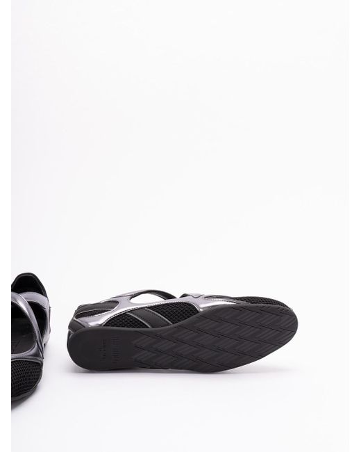 The Attico White 'Floor 01' Ballerina Flats