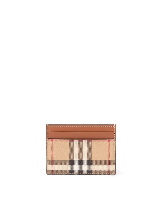 Burberry Brown Sandon Credit Card Case