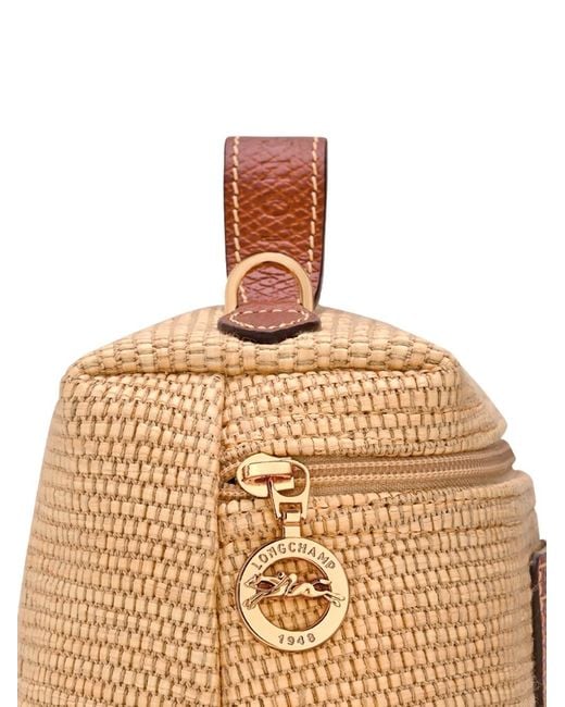 Longchamp Natural 'Le Panier Pliage' Extra Small Crossbody