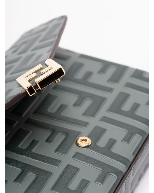 Fendi Gray Wallet On Chain