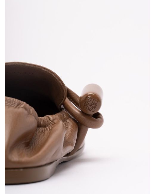 Loewe Brown 'Toggle' Loafers