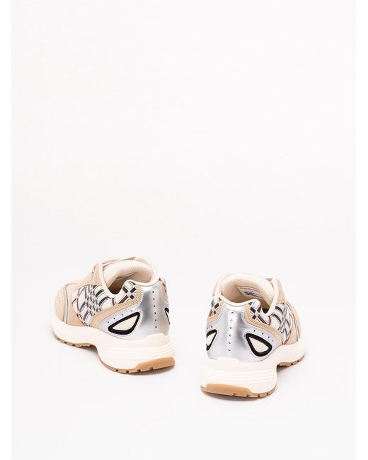 Burberry White Eclipse Sneakers