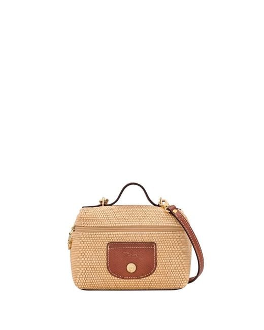 Longchamp Natural 'Le Panier Pliage' Extra Small Crossbody