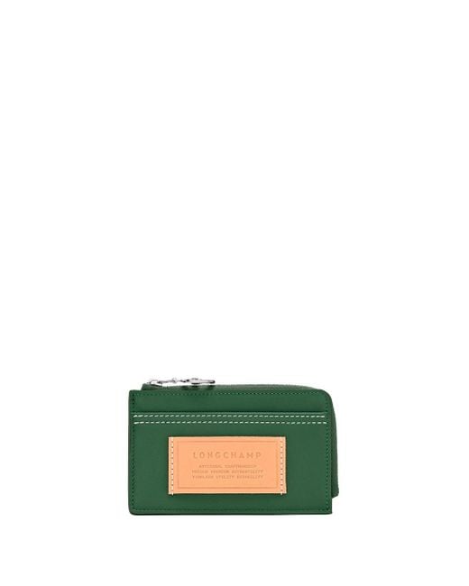 Longchamp Green 'Le Pliage Xtra Worker' Card Holder