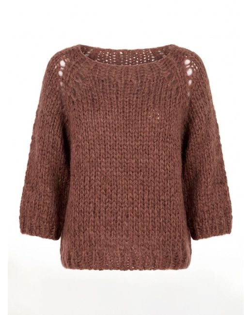 Dondup Brown Regular Roundneck