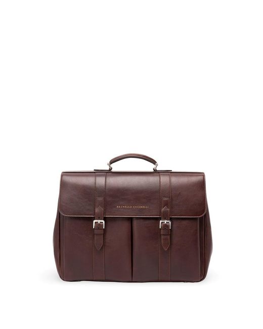 Brunello Cucinelli Purple Bag for men