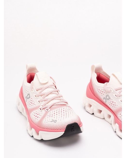 On Shoes Pink Cloud X Tempo Sneakers