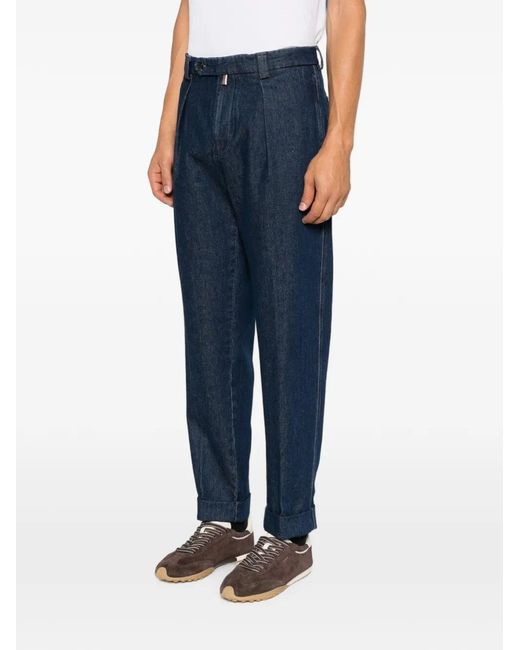Berwich Blue Pants for men