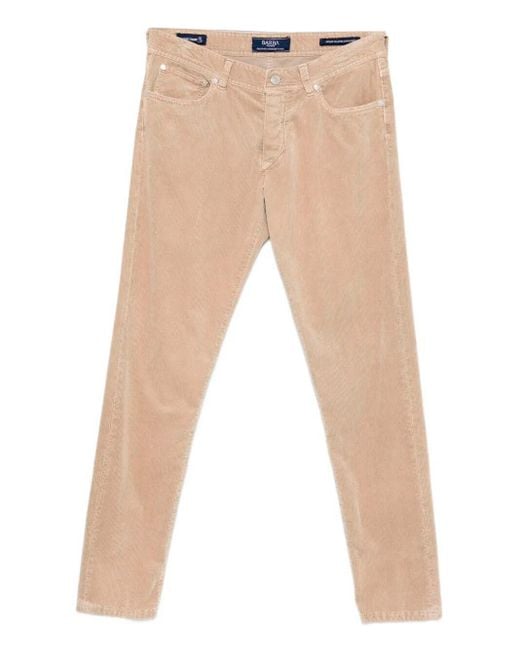 Barba Napoli Natural 5-Pocket Pants for men