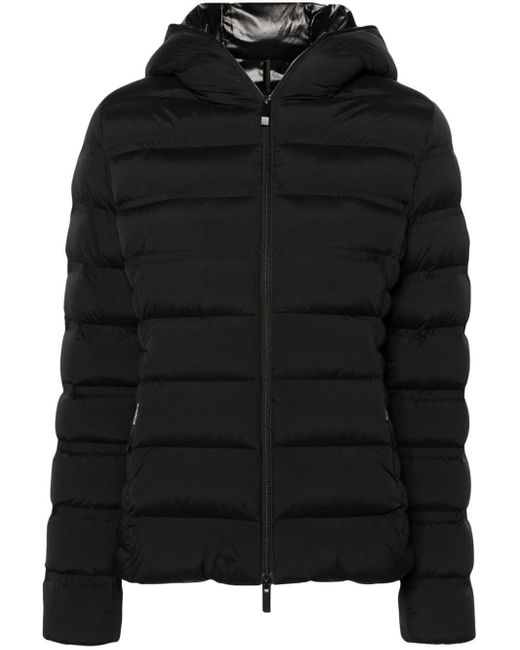 Moncler Black Alete - Short Down Jacket With Hood