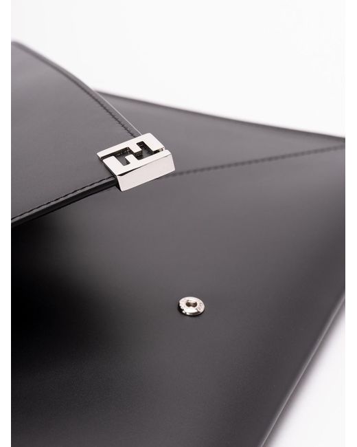 Fendi Black Flat Pouch for men